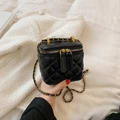 Square Women's Lipstick Bag Messenger Bag Mini Crossbody Handbag