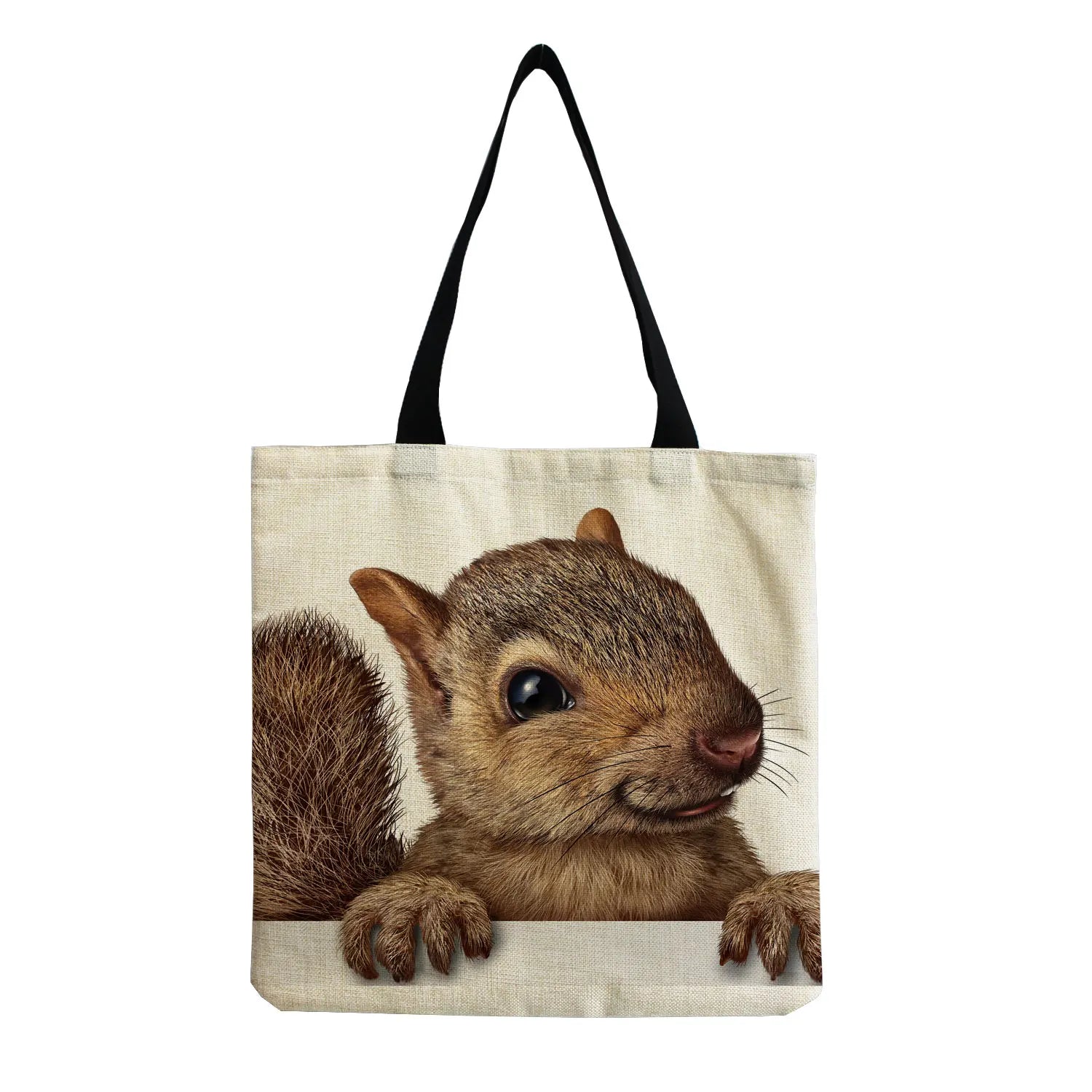 Squirrel Puppy Face Women Handbags Female Shopper Big Size Tote Bag