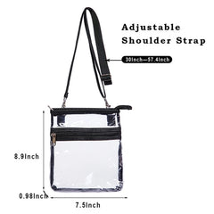 Clear Stadium Approved Tote Crossbody Bag
