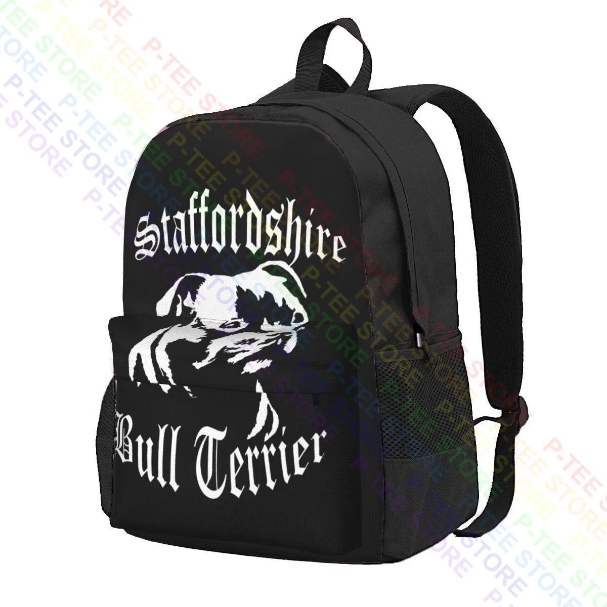 Staffordshire Bull Terrier Staffy Dog Ladies Large Capacity Backpack