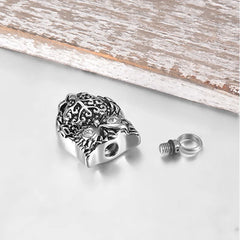 Owl Urn Necklace Stainless Steel Cremation Jewelry
