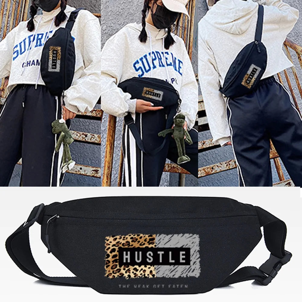 Women's Star Printing Waist Bag Crossbody Shoulder Sport Mobile Phone Pouch