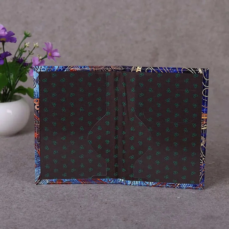 Starry Sky Passport Cover PU Leather Travel Wallet for Passports