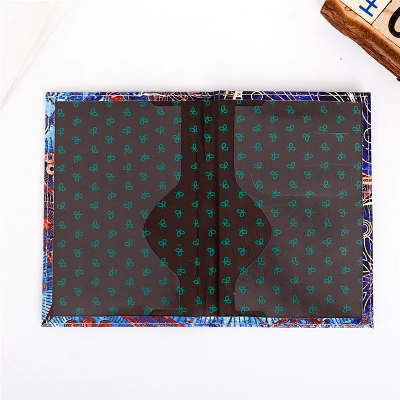 Starry Sky Passport Cover Travel Wallet Landscape Passport Holder