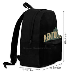 State Bags Travel Laptop Backpack State Of Map Home Flag Girl Men Women Love