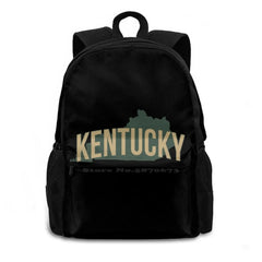 State Bags Travel Laptop Backpack State Of Map Home Flag Girl Men Women Love