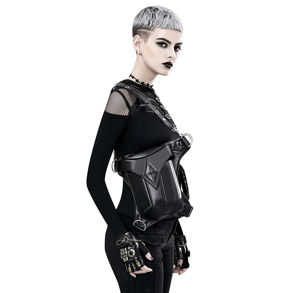 Steampunk Belt Bag Retro Women's Halloween Shoulder Fanny Pack