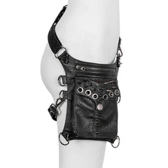 Steampunk Retro Motorcycle Bag Pu Leisure Waist Bag Outdoor Cy...