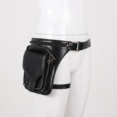 Steampunk Retro Rubber Crossbody Waist Bag