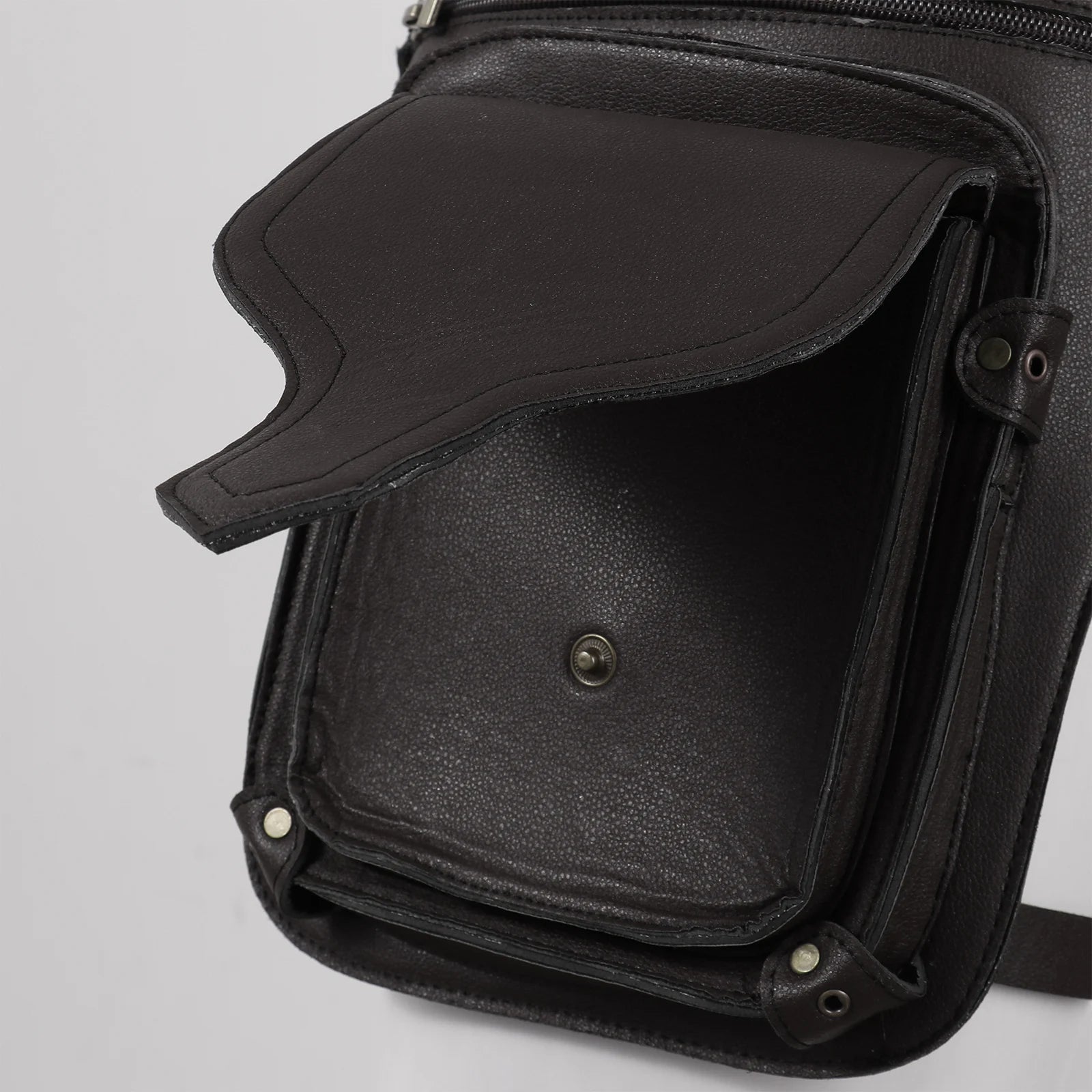 Steampunk Retro Rubber Crossbody Waist Bag