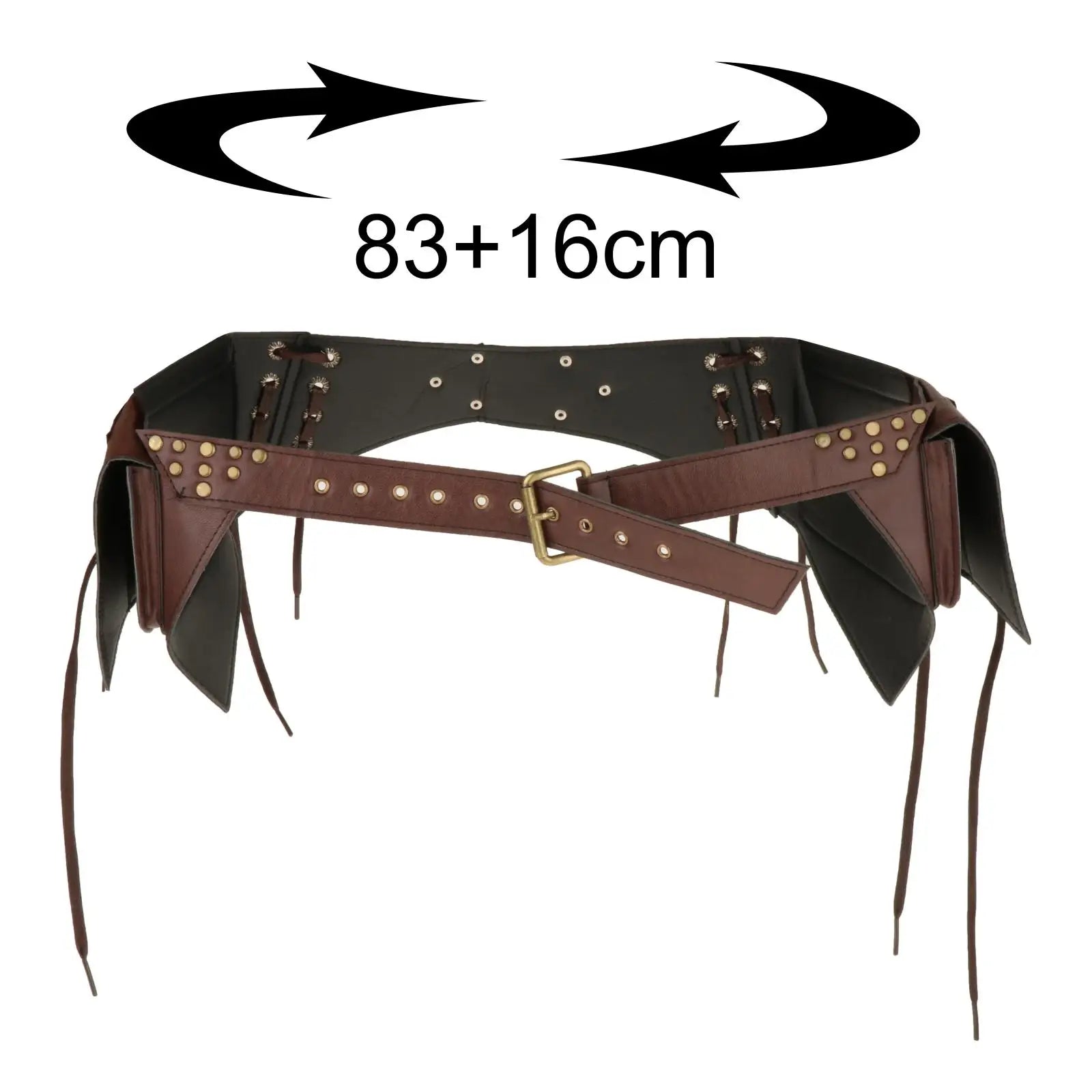Steampunk Waist Bag Pouch Utility Belt Purse Fanny Pack Costume