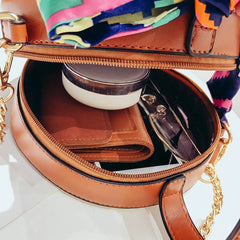 Steel Straw Beach Bag Ladies Shoulder Crossbody Bags for Women