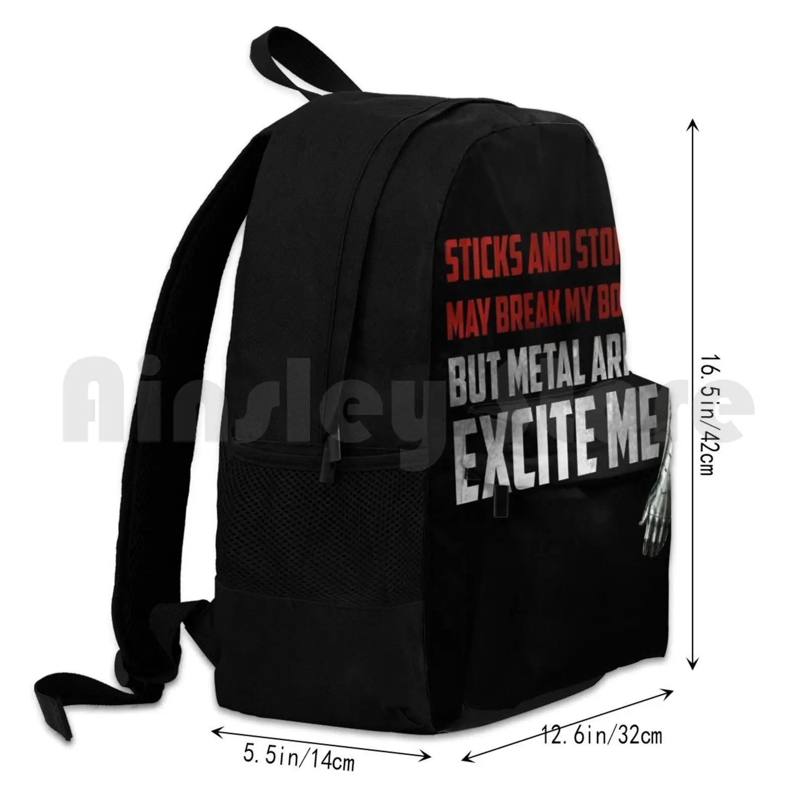 Waterproof Hiking Backpack Bucky Barnes Rhianna S M Typography
