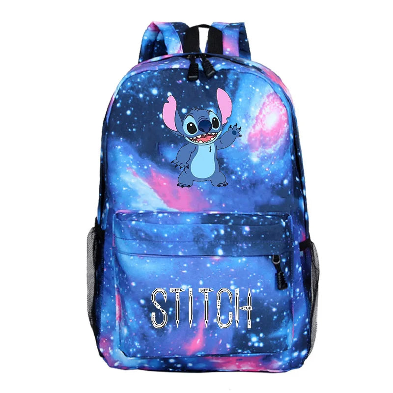Stitch Students Boys Girls Back to School Gift Mochila Pattern Laptop Backpack