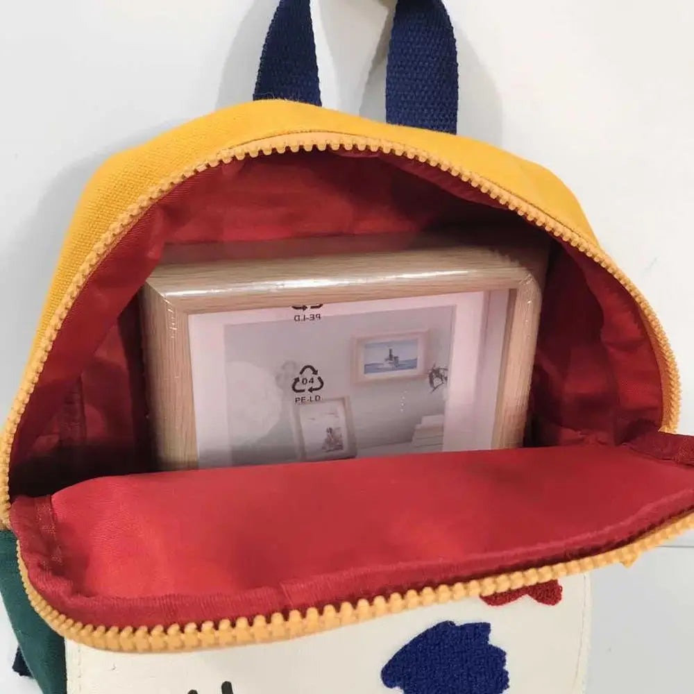 Stitching Flip School Bag for Boys and Girls