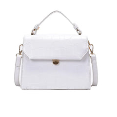 Stone Patent Crossbody Bag for Women Small Handbag PU Leather Ladies Evening Bag