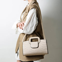 Stone Pattern Small Crossbody Bag Flap Shoulder Clutch Ladies Purse