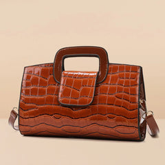 Stone Pattern Small Crossbody Bag Flap Shoulder Clutch Ladies Purse