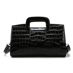 Stone Pattern Small Crossbody Bag Flap Shoulder Clutch Ladies Purse