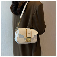 Stone Pattern PU Leather Shoulder Bag Crossbody Flap Purse Female Handbag Clutch