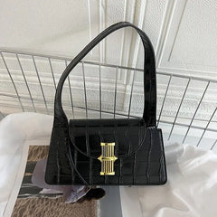 Stone Pattern Shoulder Women's Bags Handbags for Women Small Flap Shopper