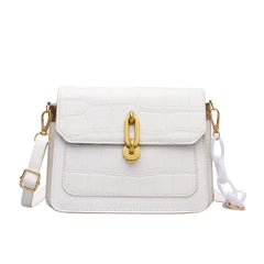 Stone Pattern Crossbody Bag Women Handbag Shoulder Bag PU Leather Hand Bag