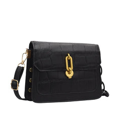 Stone Pattern Crossbody Bag Women Handbag Shoulder Bag PU Leather Hand Bag