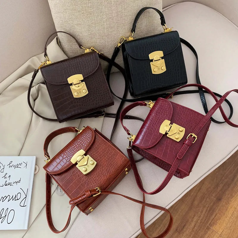 Stone Pattern Women Shoulder Bag Handbag Crossbody Bags