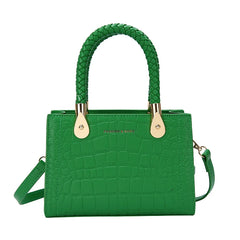 Stone Pu Leather Crossbody Bags for Women Small Tote Shoulder Bag