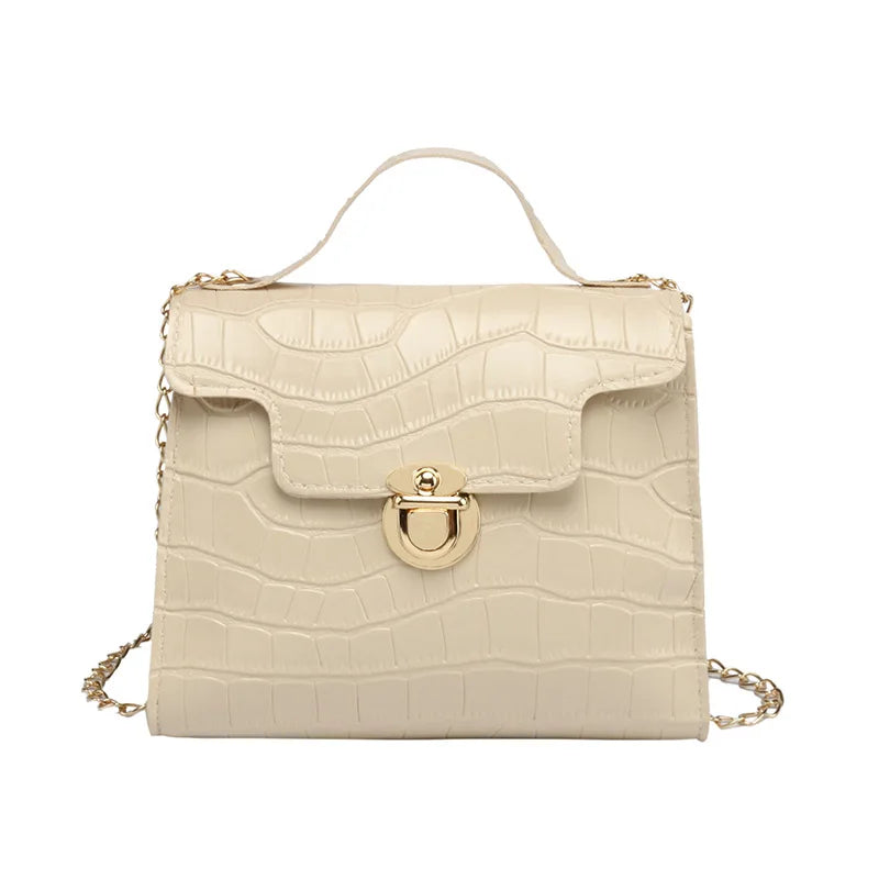 Stone Pattern Women's Shoulder Bag Large Capacity Messenger Handbag