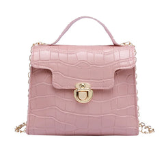 Stone Pattern Women's Shoulder Bag Large Capacity Messenger Handbag