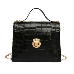 Stone Pattern Women's Shoulder Bag Large Capacity Messenger Handbag
