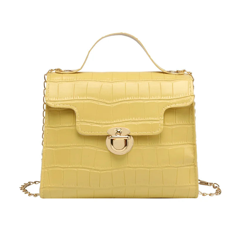 Stone Pattern Women's Shoulder Bag Large Capacity Messenger Handbag