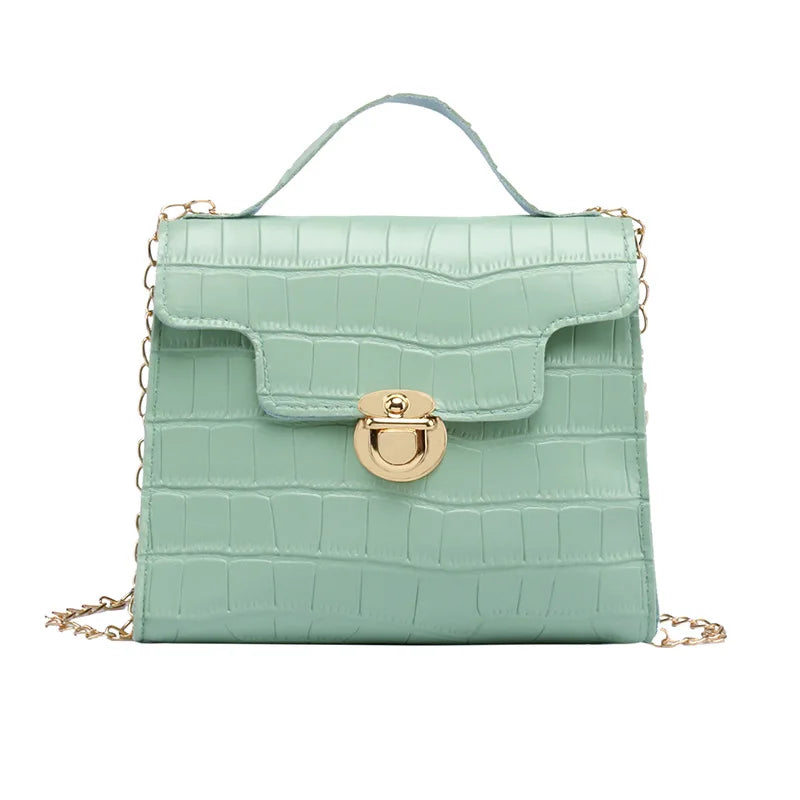 Stone Pattern Women's Shoulder Bag Large Capacity Messenger Handbag