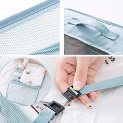 Travel Organizer Clothes Storage Waterproof Bags Mesh Bag In Pouch Packing Cube