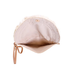 Summer Straw Handbag Boho Clutch Bag Women Woven Shoulder Crossbody Beach Bag