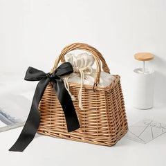 Straw Purses Handbags Women Rattan Crossbody Bags Beach Basket Tote Hand Bag