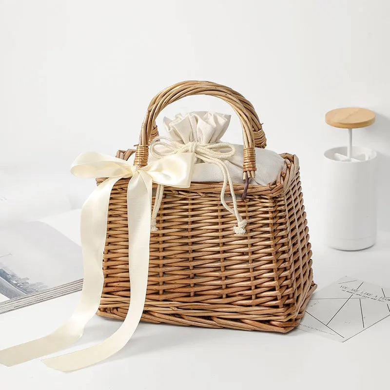 Straw Purses Handbags Women Rattan Crossbody Bags Beach Basket Tote Hand Bag