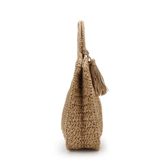 Straw Rattan Women's Bag Large Capacity Travel Casual Handbag