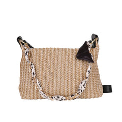 Straw Summer Shoulder Bags for Women Crossbody Small Flap Female Han
