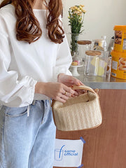 Straw Summer Women's Bag Tote Crossbody Shoulder Bags Handbag