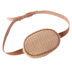 Women Straw Waist Bag Summer Woven Crossbody Bum Chest Hip Pouch