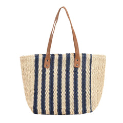 Straw Woven Underarm Shoulder Bags Women Summer Beach Female Shopper Handbags