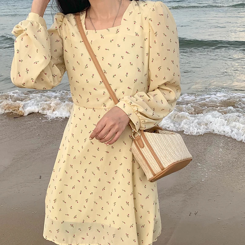 Straw Woven Women's Small Bucket Shoulder Bag Ladies Beach Tote Clutch Purse