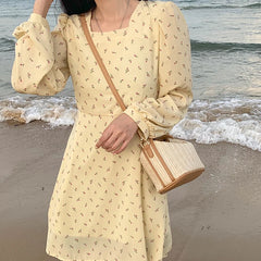Straw Woven Women's Small Bucket Shoulder Bag Ladies Beach Tote Clutch Purse