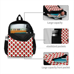 Strawberry Bags Travel Laptop Backpack Art Artist Illustration