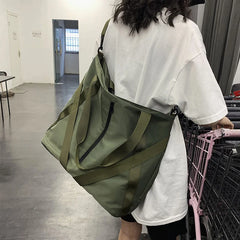 Casual Shoulder Bag Unisex Large Capacity Travel Tote Sports Bag