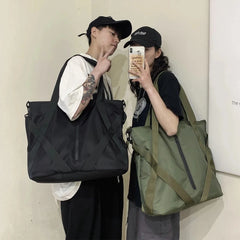 Casual Shoulder Bag Unisex Large Capacity Travel Tote Sports Bag
