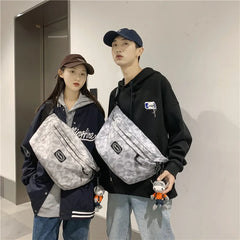 Street Hip-hop Waist Bag Unisex Nylon Fanny Pack Chest Pack