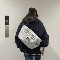 Hip-hop Waist Bag Multifunction Nylon Fanny Pack Chest Pack